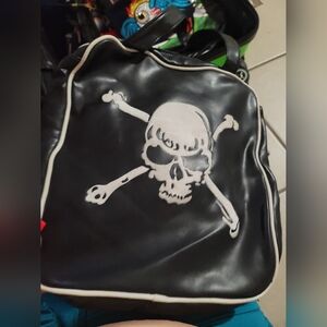 Vintage skull purse